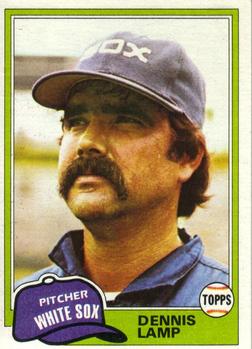 #785 Dennis Lamp - Chicago White Sox - 1981 Topps Baseball