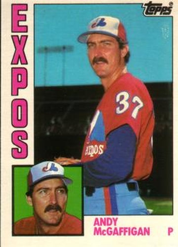 #78T Andy McGaffigan - Montreal Expos - 1984 Topps Traded Baseball