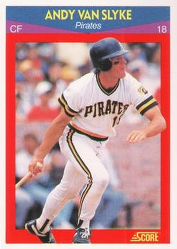 #78 Andy Van Slyke - Pittsburgh Pirates - 1990 Score 100 Superstars Baseball