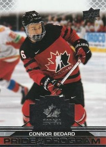 #78 Connor Bedard - Canada - 2022-23 Upper Deck Team Canada Juniors Hockey