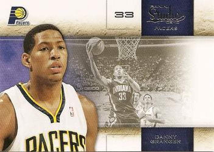 #78 Danny Granger - Indiana Pacers - 2009-10 Panini Studio Basketball