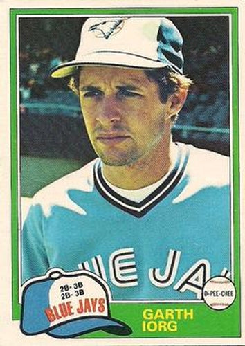 #78 Garth Iorg - Toronto Blue Jays - 1981 O-Pee-Chee - Gray Back Baseball