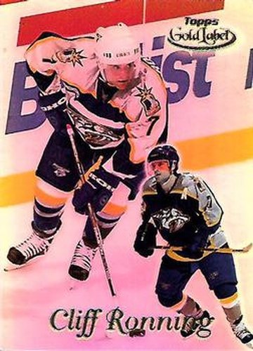 #78 Cliff Ronning - Nashville Predators - 1999-00 Topps Gold Label Hockey