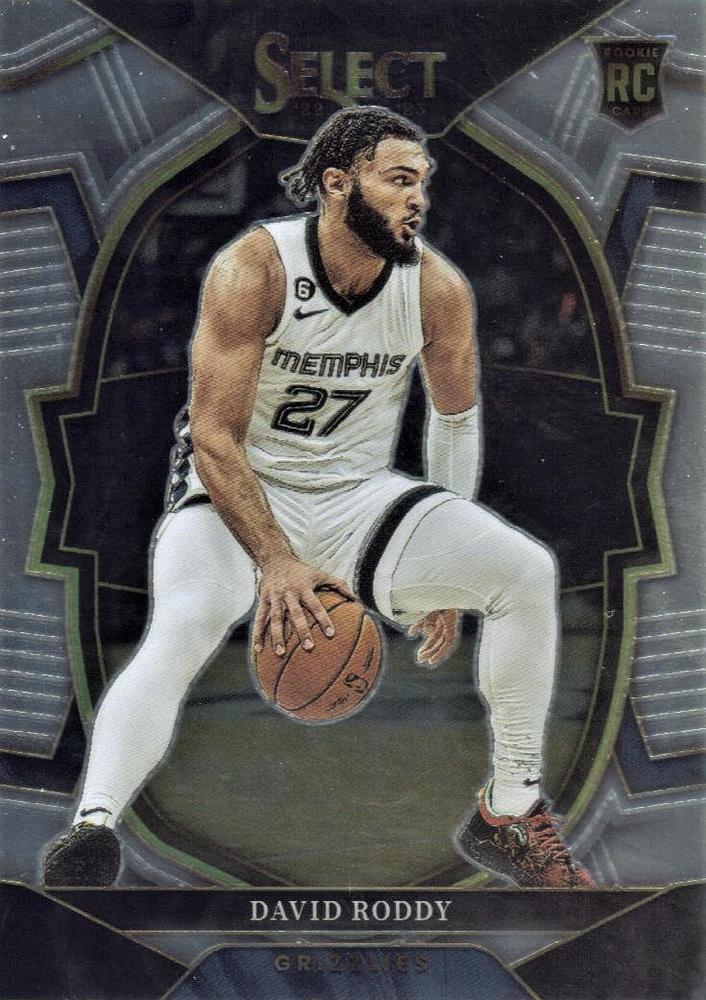 #78 David Roddy - Memphis Grizzlies - 2022-23 Panini Select Basketball