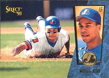 #78 Moises Alou - Montreal Expos - 1995 Select Baseball