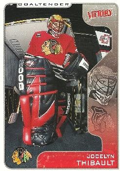 #78 Jocelyn Thibault - Chicago Blackhawks - 2001-02 Upper Deck Victory Hockey