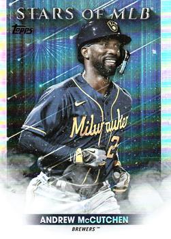 #SMLB-78 Andrew McCutchen - Milwaukee Brewers - 2022 Topps Update - Stars of MLB Baseball