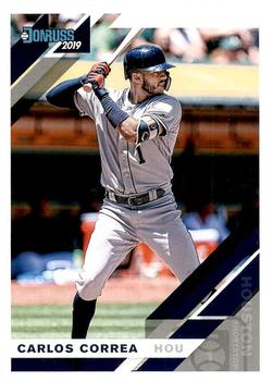 #78 Carlos Correa - Houston Astros - 2019 Donruss Baseball