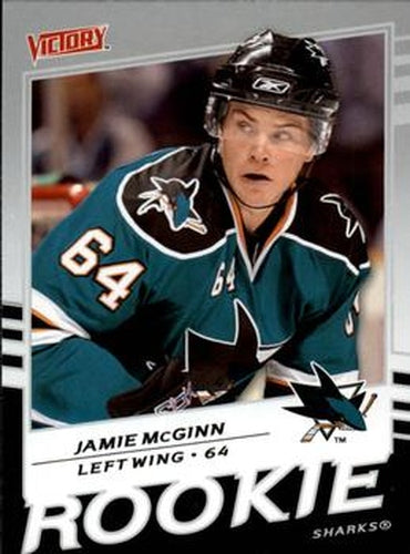 #328 Jamie McGinn - San Jose Sharks - 2008-09 Upper Deck Victory Hockey