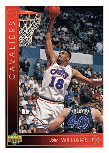 #78 John Williams - Cleveland Cavaliers - 1993-94 Upper Deck Basketball