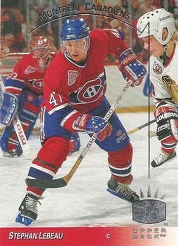 #78 Stephan Lebeau - Montreal Canadiens - 1993-94 Upper Deck - SP Hockey