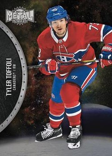 #78 Tyler Toffoli - Montreal Canadiens - 2021-22 Skybox Metal Universe Hockey