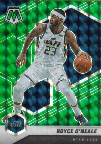 #78 Royce O'Neale - Utah Jazz - 2020-21 Panini Mosaic - Mosaic Green Basketball