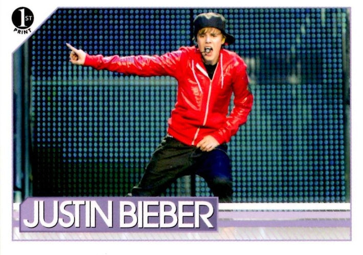 #78 Performing at Madison Square Garden on his My - 2010 Panini Justin Bieber
