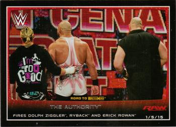 #78 The Authority - 2015 Topps WWE Road to Wrestlemania Wrestling