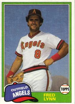#797 Fred Lynn - California Angels - 1981 Topps Baseball