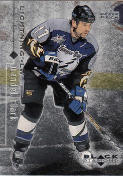 #79 Wendel Clark - Tampa Bay Lightning - 1998-99 Upper Deck Black Diamond Hockey
