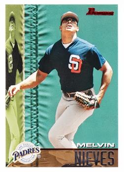 #79 Melvin Nieves - San Diego Padres - 1995 Bowman Baseball