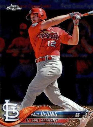#79 Paul DeJong - St. Louis Cardinals - 2018 Topps Chrome Baseball