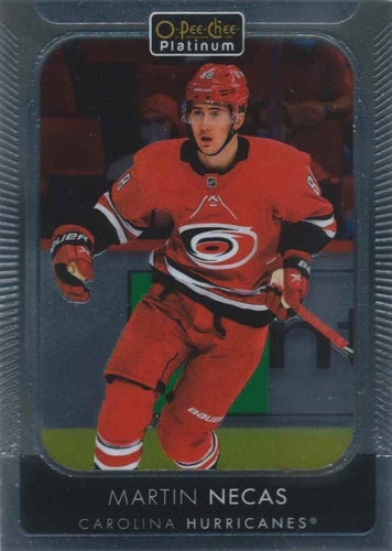 #79 Martin Necas - Carolina Hurricanes - 2021-22 O-Pee-Chee Platinum Hockey