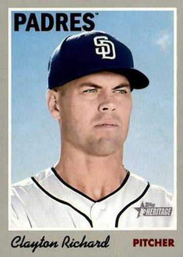 #79 Clayton Richard - San Diego Padres - 2019 Topps Heritage Baseball