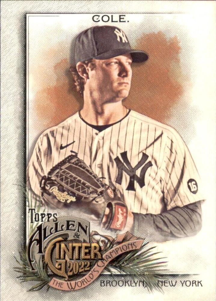 #79 Gerrit Cole - New York Yankees - 2022 Topps Allen & Ginter Baseball