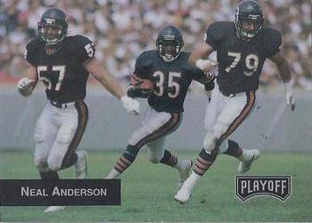 #79 Neal Anderson - Chicago Bears - 1993 Playoff Football