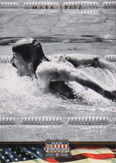 #79 Mark Spitz - 2012 Panini Americana Heroes & Legends