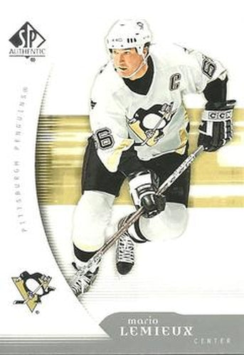 #79 Mario Lemieux - Pittsburgh Penguins - 2005-06 SP Authentic Hockey