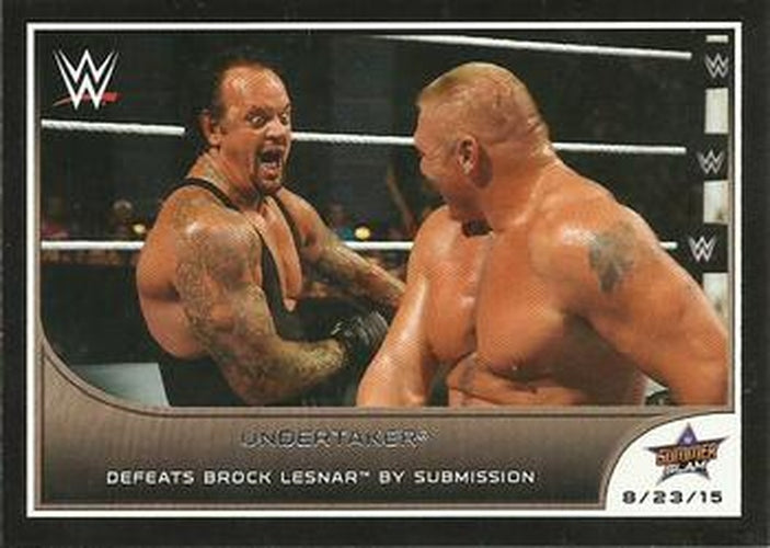 #79 Undertaker - 2016 Topps WWE Road to Wrestlemania Wrestling