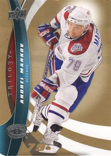 #79 Andrei Markov - Montreal Canadiens - 2009-10 Upper Deck Trilogy Hockey