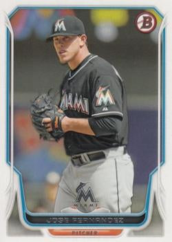 #79 Jose Fernandez - Miami Marlins - 2014 Bowman Baseball