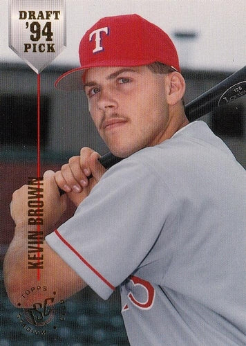 #79 Kevin Brown - Texas Rangers - 1994 Stadium Club Draft Picks Baseball