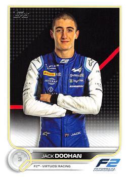 #79 Jack Doohan - Virtuosi Racing F2 - 2022 Topps Formula 1 Racing