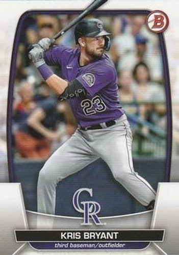 #79 Kris Bryant - Colorado Rockies - 2023 Bowman Baseball
