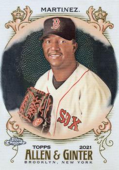 #79 Pedro Martinez - Boston Red Sox - 2021 Topps Allen & Ginter Chrome Baseball