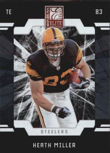 #79 Heath Miller - Pittsburgh Steelers - 2009 Donruss Elite Football