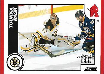 #79 Tuukka Rask - Boston Bruins - 2010-11 Score Hockey