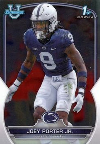 #79 Joey Porter Jr. - Penn State Nittany Lions - 2022 Bowman Chrome University Football