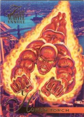#79 Human Torch - 1995 Flair Marvel Annual