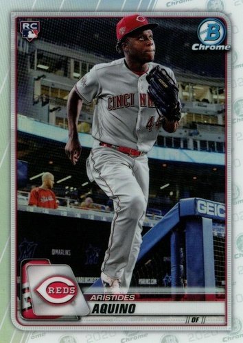 #79b Aristides Aquino - Cincinnati Reds - 2020 Bowman Chrome Baseball