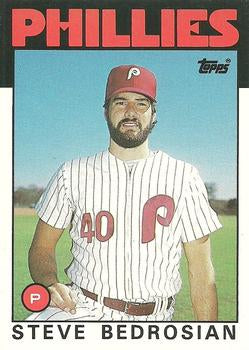 #7T Steve Bedrosian - Philadelphia Phillies - 1986 Topps Traded Baseball