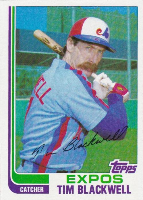 #7T Tim Blackwell - Montreal Expos - 1982 Topps Traded Baseball