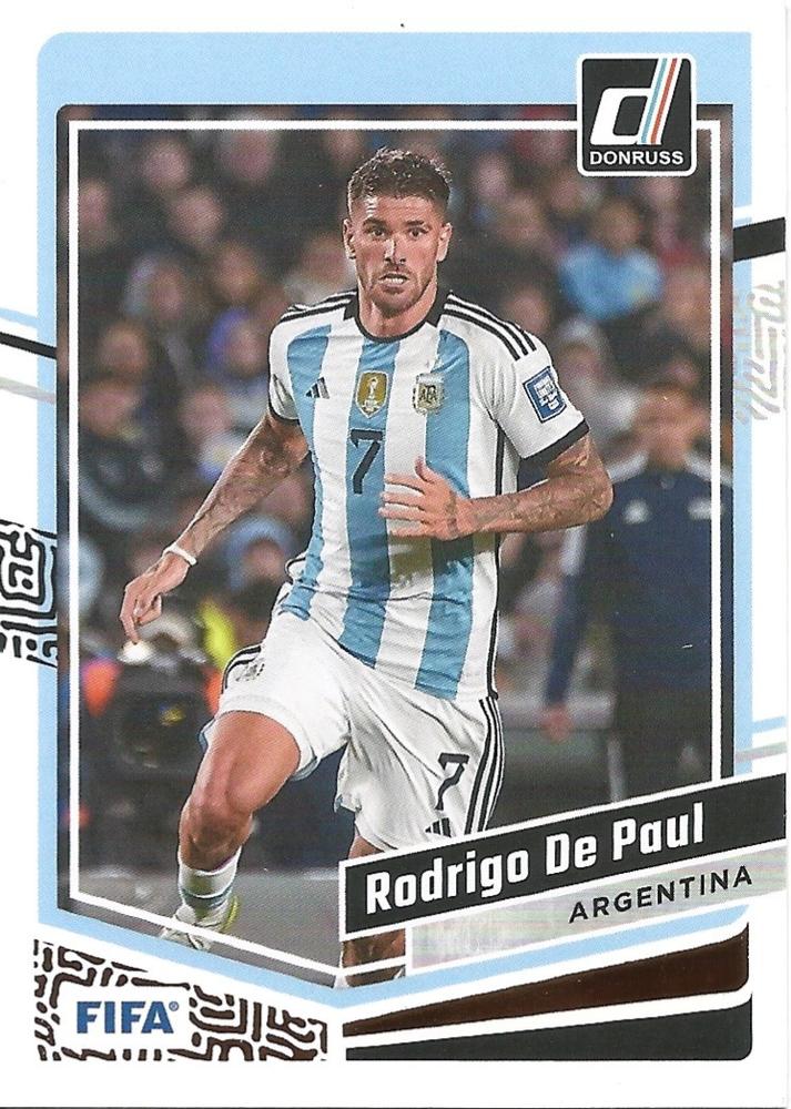 #7 Rodrigo de Paul - Argentina - 2023-24 Donruss Soccer