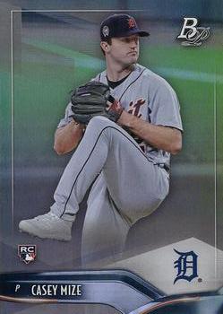 #7 Casey Mize - Detroit Tigers - 2021 Bowman Platinum Baseball