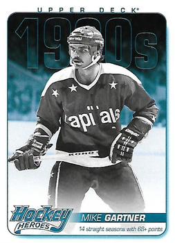 #HH46 Mike Gartner - Washington Capitals - 2011-15 Upper Deck - Hockey Heroes