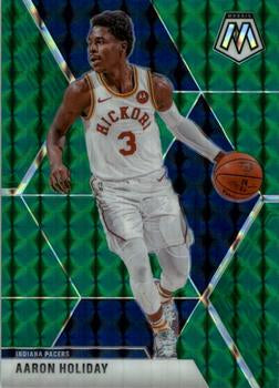 #7 Aaron Holiday - Indiana Pacers - 2019-20 Panini Mosaic - Green Prizm Basketball