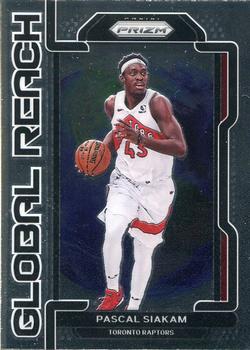 #7 Pascal Siakam - Toronto Raptors - 2021-22 Panini Prizm - Global Reach Basketball