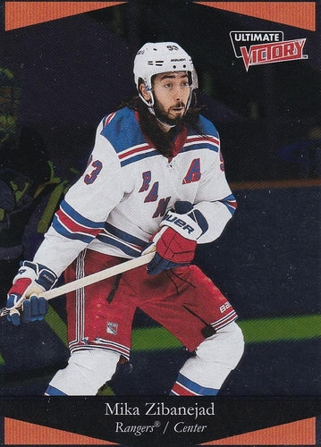 #UV-7 Mika Zibanejad - New York Rangers - 2020-21 Upper Deck - Ultimate Victory Hockey