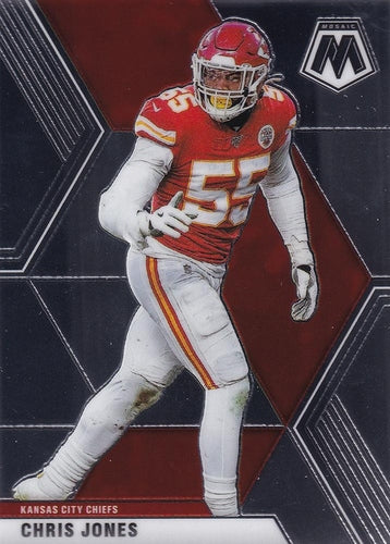 #7 Chris Jones - Kansas City Chiefs - 2020 Panini Mosaic Football